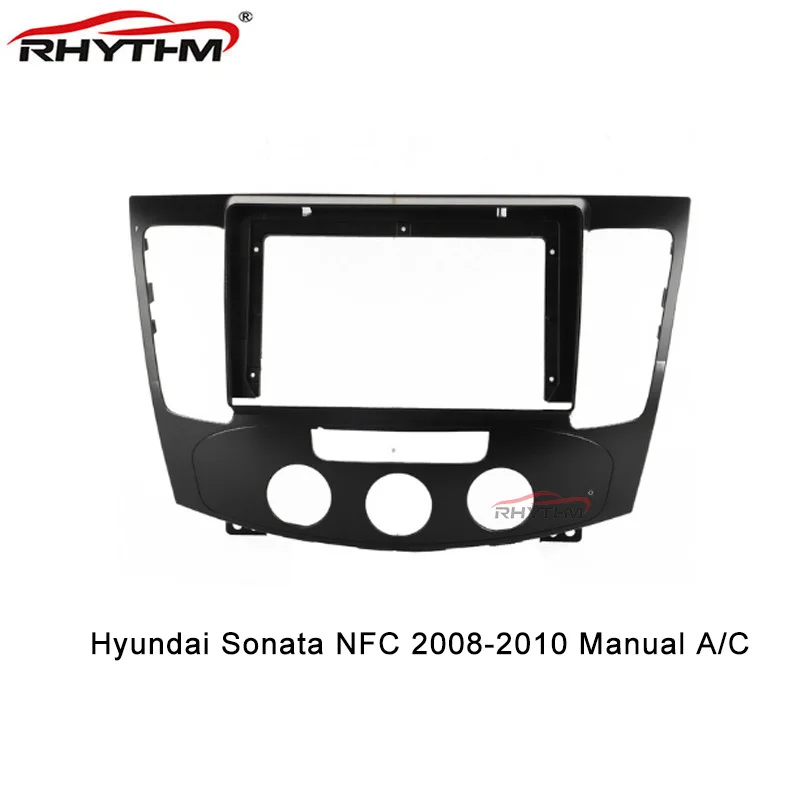 Автомобильная фасция для Hyundai Sonata NFC 2008-2010 руководство/Авто A/C Dash Kit установка Facia