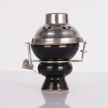 1 комплект чаша для кальяна черная ветровая Крышка Чаша для угля экран для держатель угля для кальяна горелка Тепло держать H0161