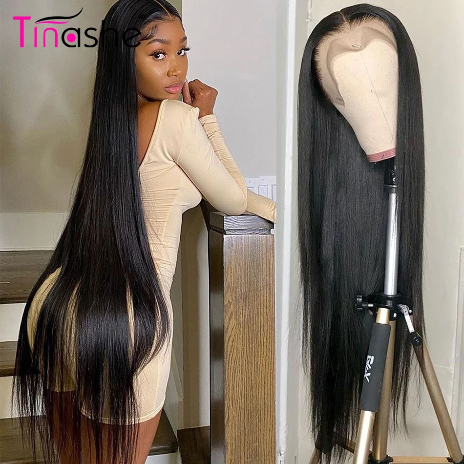 Парик Tinashe 30 40 дюймов человеческие волосы женский длинный парик на сетке спереди