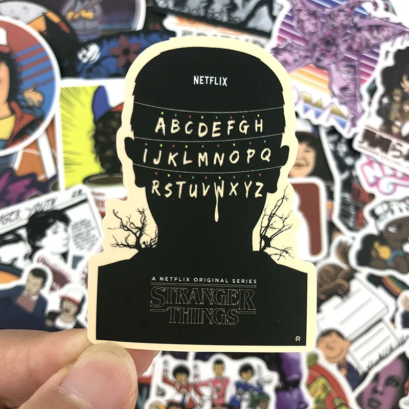 50 шт./упак. граффити наклейки странные вещи Американский сериал для багажа ноутбук холодильник электроскутер Pegatinas