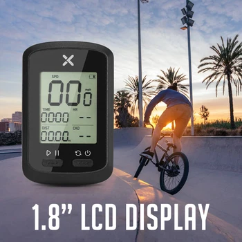 

Mini GPS Bike Computer Wireless Bike Computer Rainproof Waterproof Bicycle Speedometer Odometer LCD Display Cycling Stopwatch
