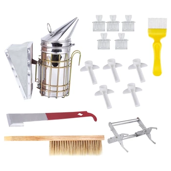 

1 set Beekeeping Tools Kit . -Bee Hive Smoker, Beekeeping Accessory -Bee Keeping Tool