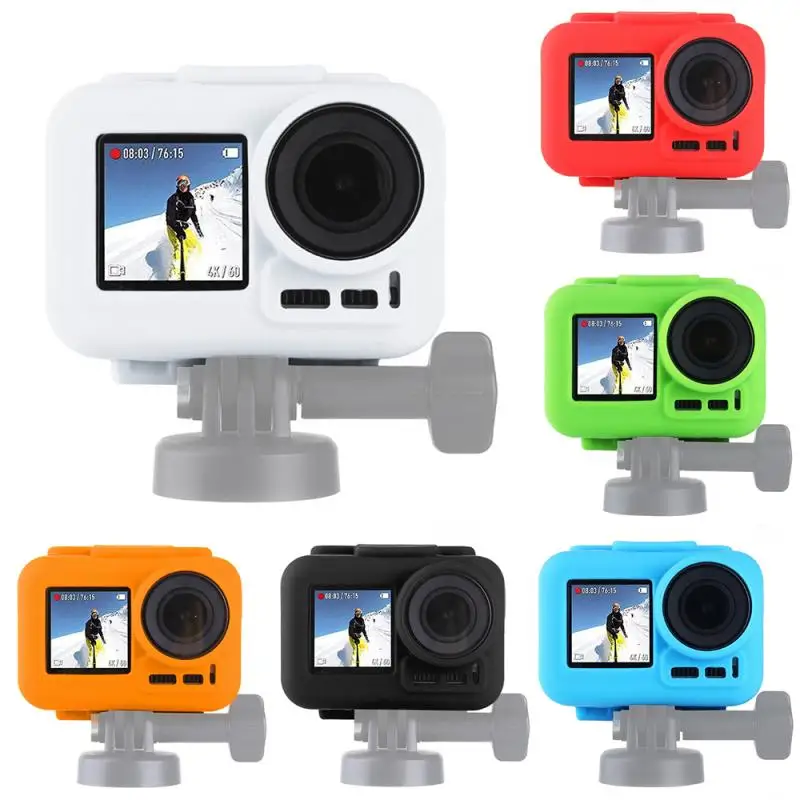 Для DJI Osmo Action Sports camera анти-осенний чехол Защитный силиконовый чехол цветной силиконовый чехол