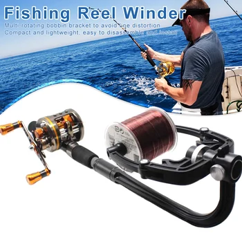 

Fishing Line Spooler Winder Portable Reel Station Spool System for Spin Fishing Reel YA88