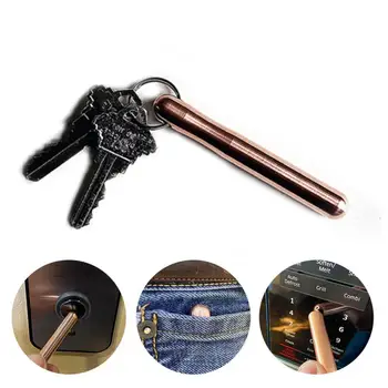 

Hygiene Hand Antimicrobial 8.4cm EDC Door Opener Zero-touch Elevator Press Handle Key Eco-friendly Safe Keychain Unisex