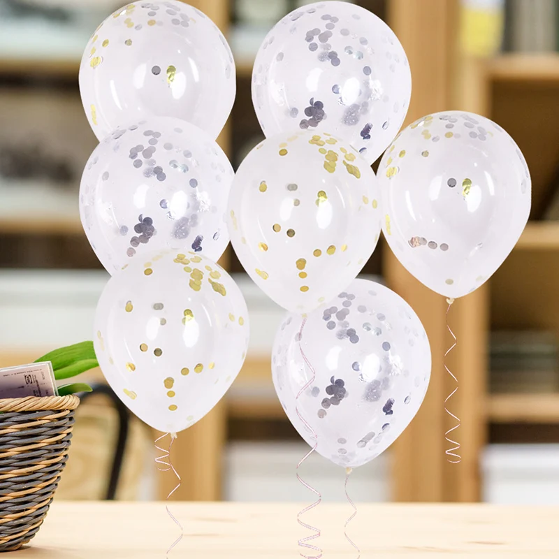 5 шт./упак. 12 дюймов латексные шары на день рождения украшения конфетти из фольги для воздушных шаров для детского дня рождения декоративные шары вечерние Декор