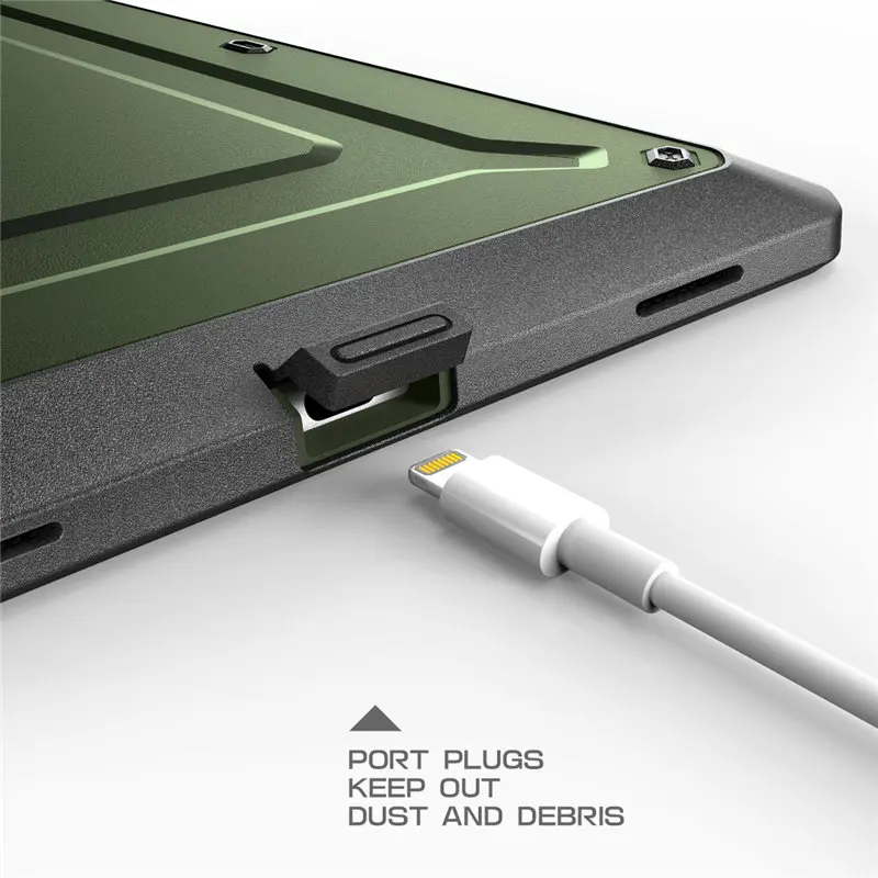 Capa protetora para ipad, estojo resistente com