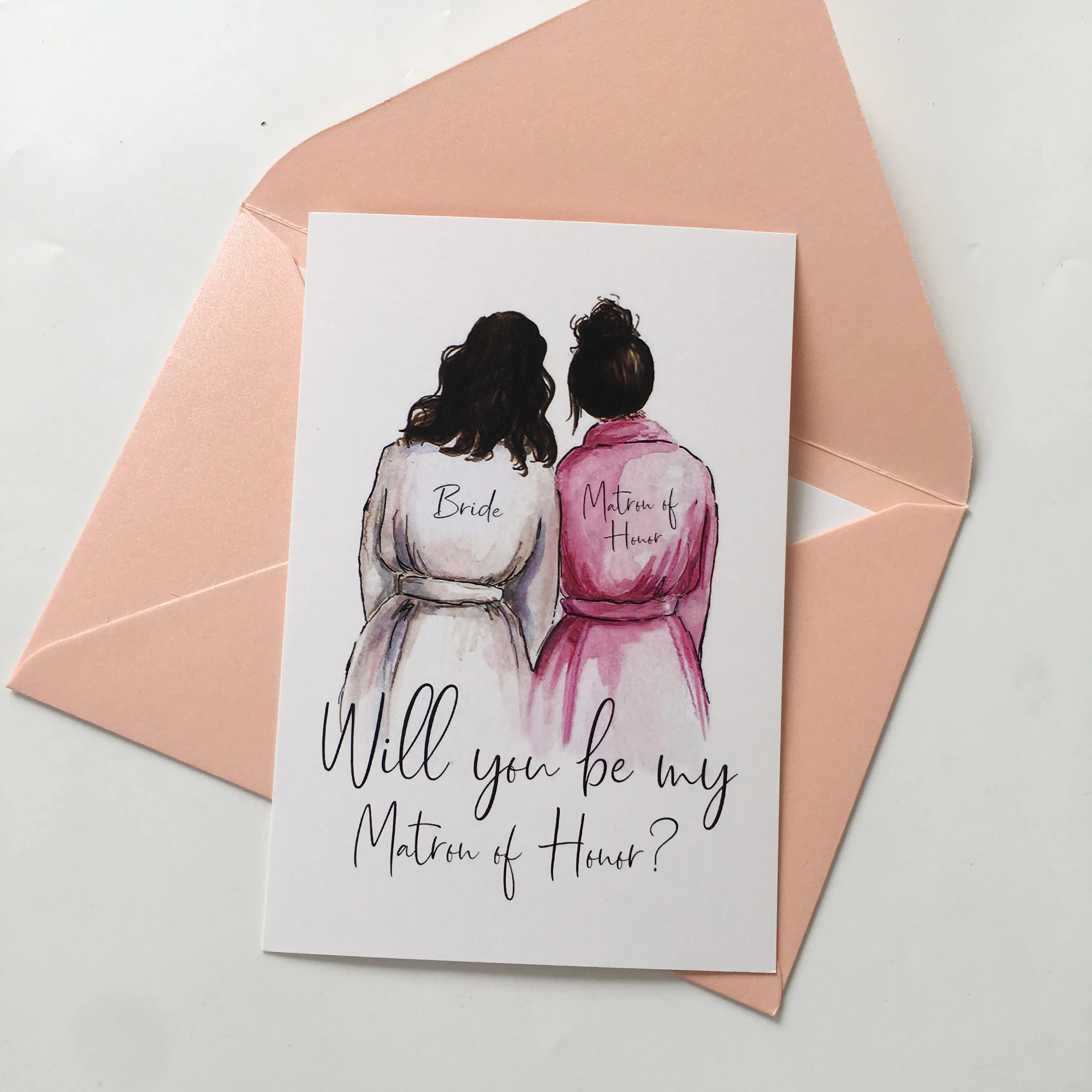  7pcs lot personalized any text invitations best friend will you be my bridesmaid Maid of honor part - 4.00018E+12