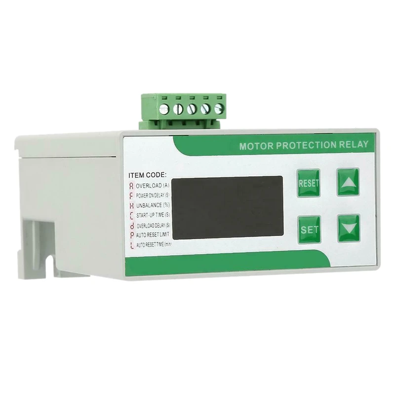

AC220V 2-99A LED Overload Phase Loss Motor Protection Relay Digital Electric Motor Protector
