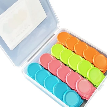 

20Pcs Magnetic Metal Clips,Magnetic Clips , Refrigerator Whiteboard Wall Fridge Magnetic Memo Note Clips