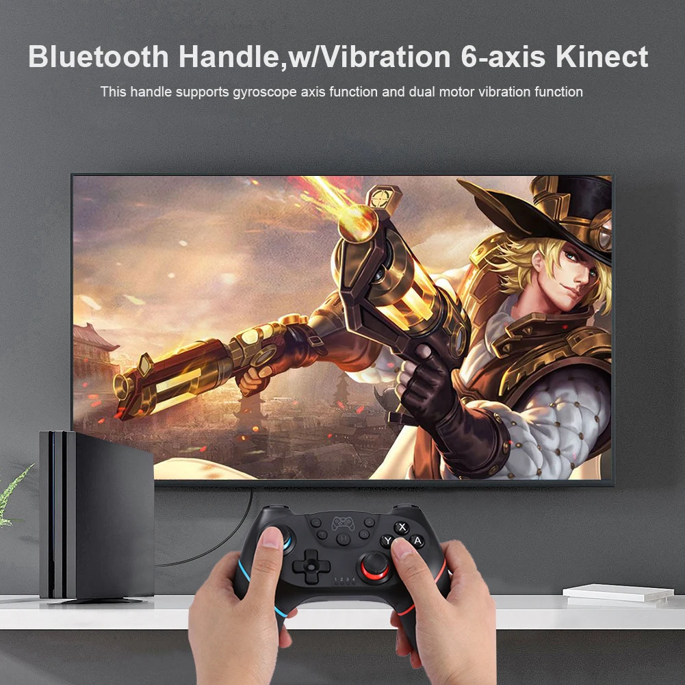 Беспроводной Bluetooth контроллер для Nintendo Switch bluetooth геймпад джойстик консоли NS с 6