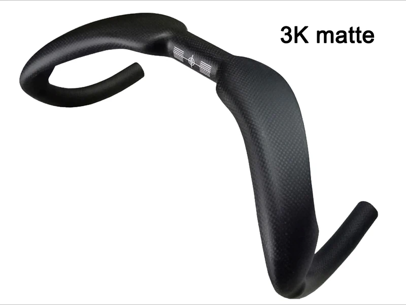 OEM 3 K/UD матовый/глянцевый карбоновый руль, спринтер, карбоновый руль, матовое покрытие 31,8 мм 370 мм/385 мм