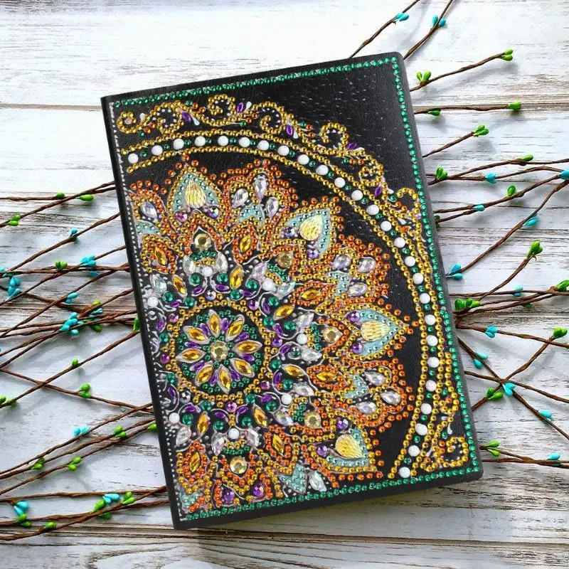5D DIY Мандала алмазная живопись 50 страниц Sketchbook A5 тетрадь специальная форма