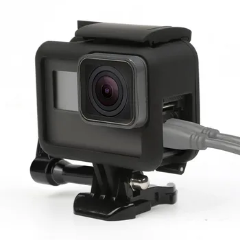 

Side Open Radiating Protective Frame Case For GoPro Hero 5 Action Camera Border Cover Housing Mount Action Camera Accessories