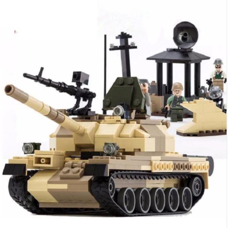 372 шт. боевое оружие танки для T 62 строительные блоки игрушки совместимые с DIY