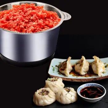 

Stainless Steel Electric Mincer Meat Grinder 2 Speed 2L Capacity Food Processor Slicer Home Kitchen Stuffing Machine