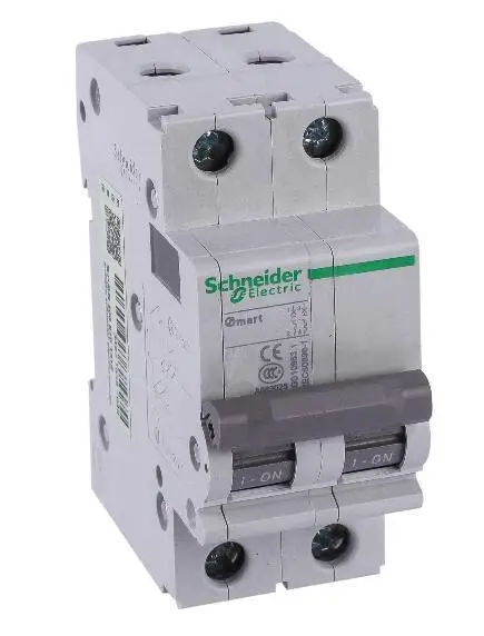 

OSMC32N2C10 OSMC32N-C10A/2P OSMC32N Miniature circuit breaker, 2P, C curve, 10A, 400V, Icn=6kA, M5