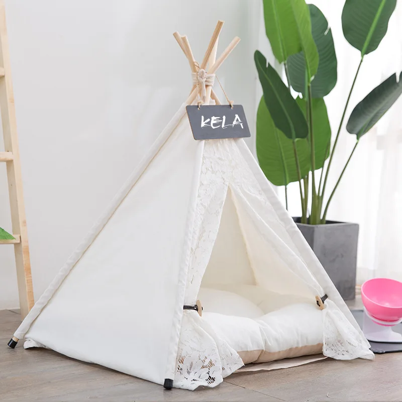 Lace Teepee Dog Bed Purrfect Pet