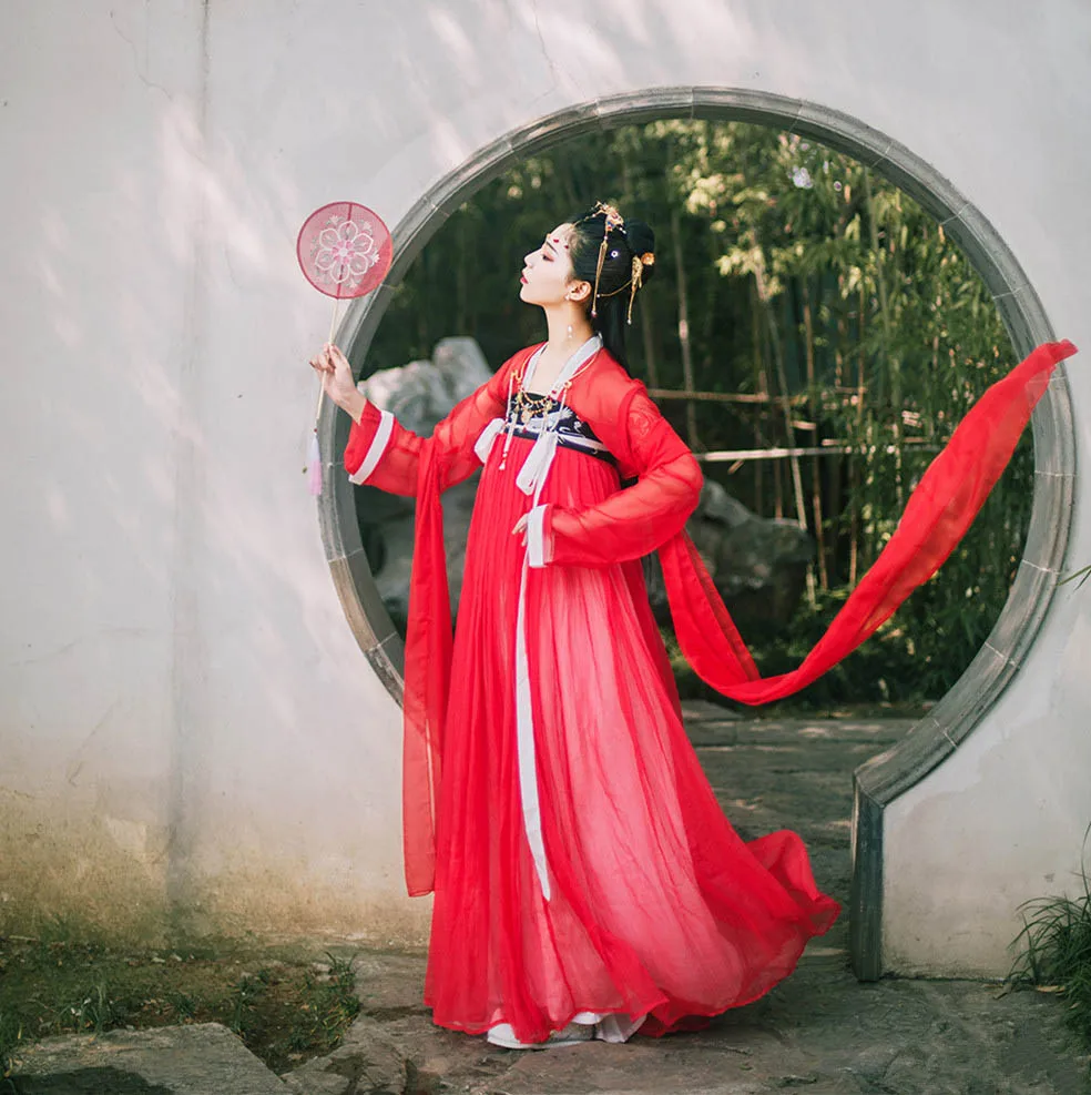 style 3 Новое платье Hanfu, Женский Классический танцевальный костюм, народное платье, Древний китайский стиль Hanfu, танцевальный костюм, одежда для сцены - Цвет: style 3