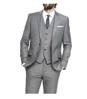 

Men's Slim Three-Piece Suit One Suit Jacket Vest Vest and Pants, size M-4XL Or custom size