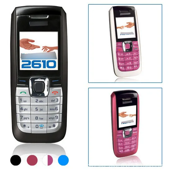 

Low Mobile Phone 2610 Low-End Cheap Activity Straight Button Function Durable Elderly-Style Small Mobile Phone