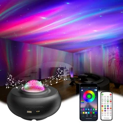 SAROK – lampe Led intelligente, projecteur de ciel étoilé, veilleuse, Bluetooth, musique, pour chambre à coucher 