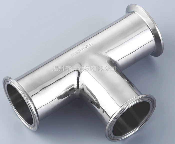 

Free shipping 1.5'' 38mm Sanitary Tri Clamp 3 Way Tee 304 Stainless Steel Sanitary Ferrule Tee Connector Pipe Fitting 1.5" Tri