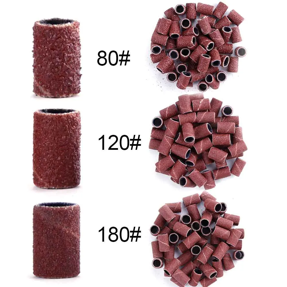 80-120-180-Electric-Nail-Machine-Nail-Drill-Bits-Nail-Art-Sanding-Bands-UV-Gel-Acrylic
