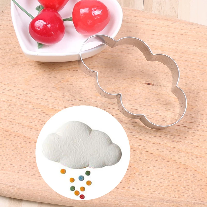 Sandwich Cutter Stainless Steel Cookie Cutter Candy Biscuit Mold Baking Tools Rainbow Metal Pastry Cake Fondant Cutters Mould