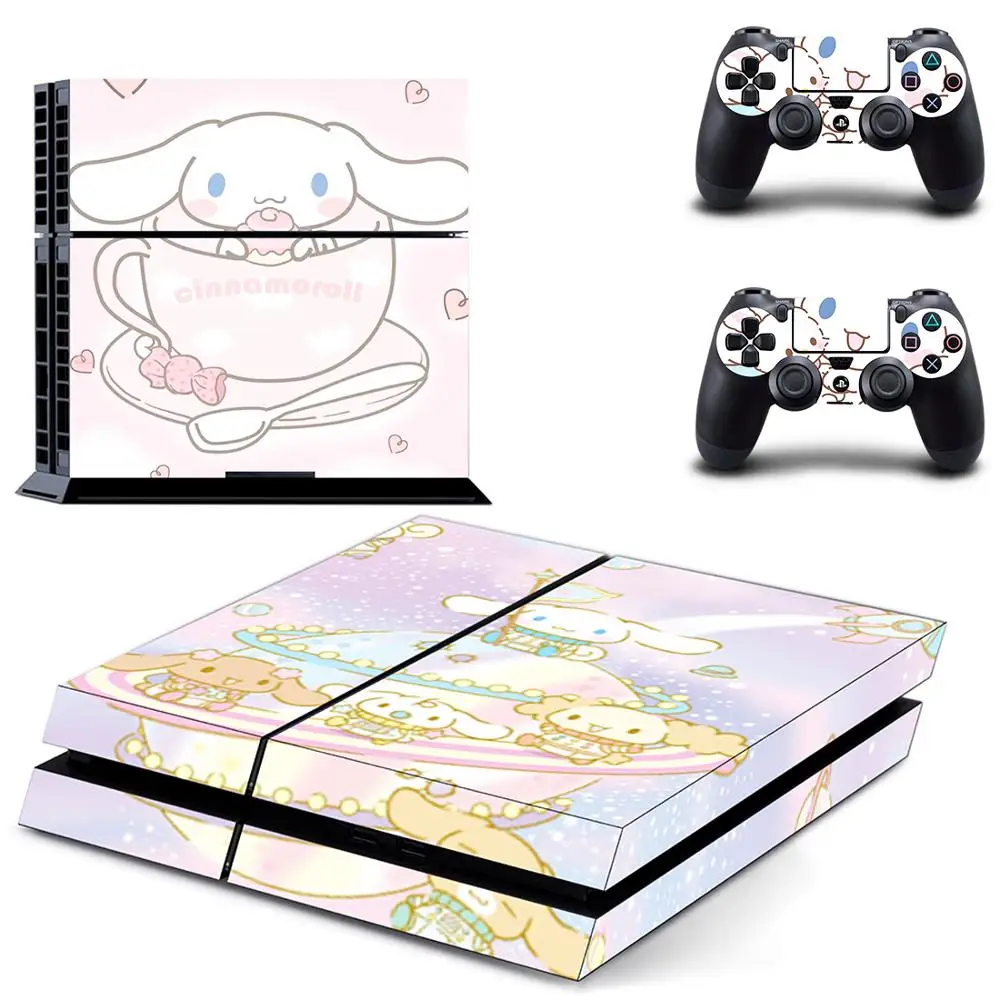 DPTM2556 Cinnamoroll лаурель собака PS4 кожи наклейка виниловая для sony Playstation 4 консоли и 2 контроллеров PS4 кожи Стикеры - Цвет: DPTM2556