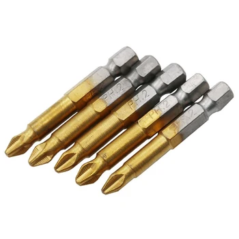

5pcs Gold Silver Turning Head Screwdriver Right Angle Screwdriver Alloy Steel Parts Tool Accessories Magnetic Connection Post