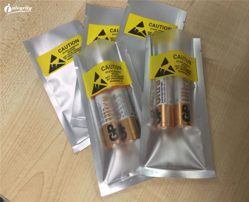

5000pc 10*17cm anti-static battery storage bag Electronic components batteries bag anti static plastic package bag ESD