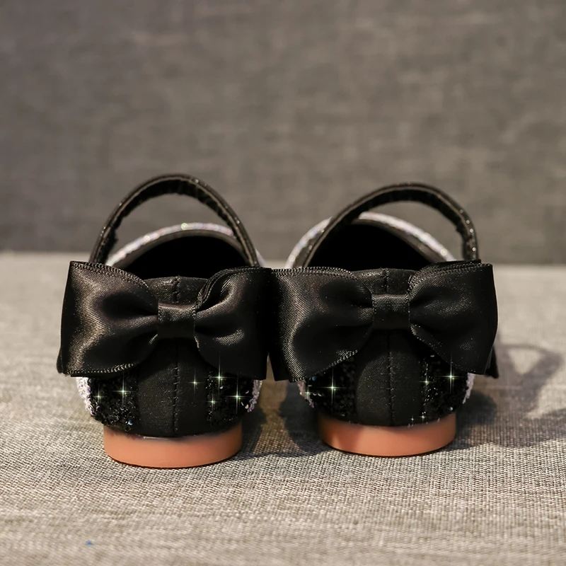 Kids Leather Shoes Spring Autumn Fashion Glitter Rainbow Bowtie Single Shoes Children Girls Princess Shoes Flat Sneakers SJD009 Kids Leather Shoes Spring Autumn Fashion Glitter Rainbow Bowtie Single Shoes Children Girls Princess Shoes Flat Sneakers SJD009