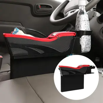 

Car Coin Organizer Case Water Cup Holder Loose Change Money Storage Box Container Seat Gap Organizer Moeda Auto Car Supplies