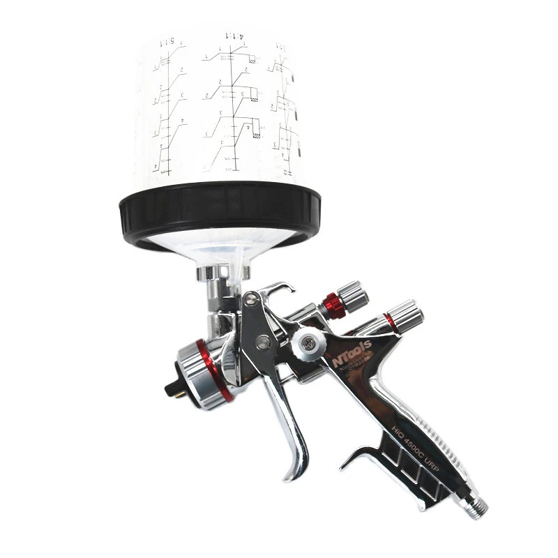 アダプターとミックスタンク付きスプレーガン 車の修理用ペイントスプレーガン 1 3mmノズル 塗装車用 通気孔 混合カップ Aliexpress Tools