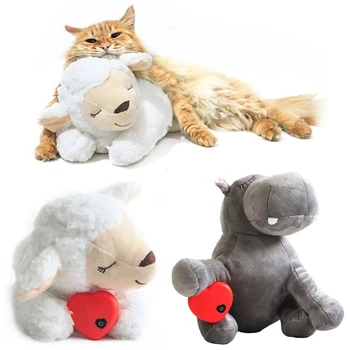 

Cute Animal Shape Heartbeat Puppy Behavioral Training Toy Plush Pet Comfortable