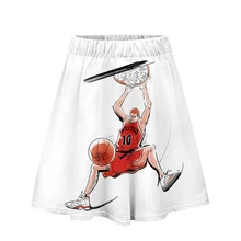 SLAM DUNK юбка Harajuku Повседневная стиль Harajuku Pop SLAM DUNK юбки новые сексуальные Kpops женские повседневные юбки