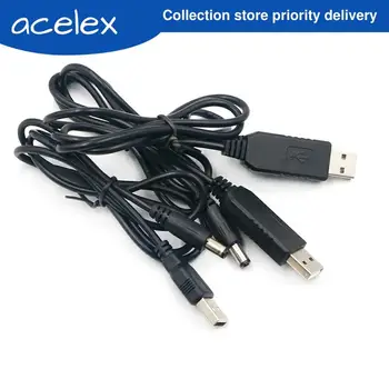 

Usb Power Boost Line Dc 5v To Dc 9v / 12v Step Up Module Usb Converter Adapter Cable 2.1x5.5mm Plug