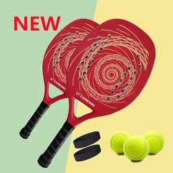 Pickleball Paddle Carbon EVA Beach Racket Whole Network Good Quality Low Price Plate Suit Beach Tennis Racket Sports Equipment