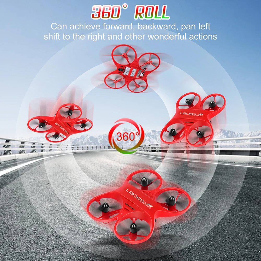 Мини-камера Дрон RC Квадрокоптер с FPV камерой HD дроны 6 дистанционное управление мини Дрон Безголовый режим вертолет для детей игрушки