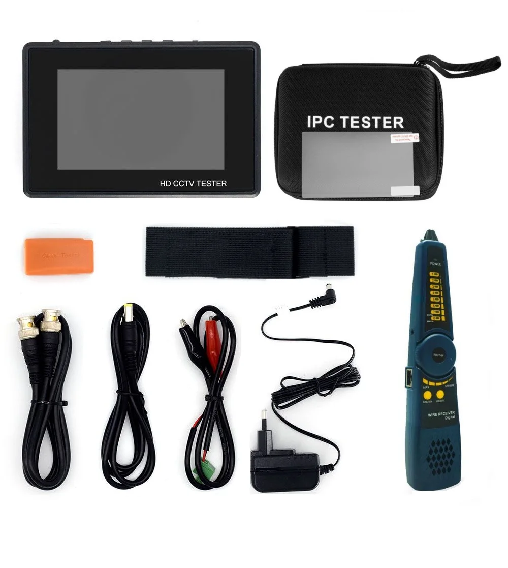 Polegada Câmera ip Tester 8mp Ahd - Tvi Cvi Cvbs Cctv Monitor Ptz Controlador Rápido Onvif Ipc Testador Poe 4 k H265 H264 Mod. 90040 14 High Quality cctv ip tester