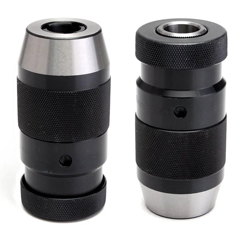 

1Pc 1-16mm Alloy Self-locking Click Keyless Drill Chuck Adapter For CNC Milling Drilling Lathe