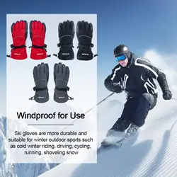New Waterproof Breathable Ski Gloves Outdoor Riding Running Adult Warm Gloves