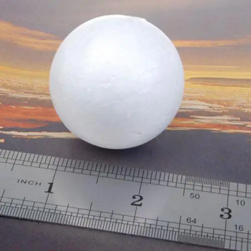 10pcs Round Blank Polystyrene Foam Ball Modelling Sphere Styrofoam Craft DIY Party Wedding Ball Spheres Decor Foam Ball