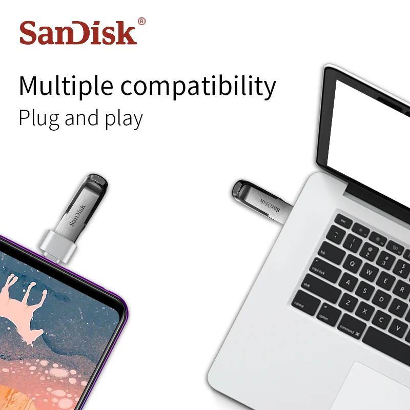 Двойной Флеш-накопитель SanDisk USB флэш-накопитель CZ73 16 Гб оперативной памяти, 32 Гб встроенной памяти, 64 ГБ 128 ГБ флэш-накопитель 150 МБ/с. USB 3,0 Ультра талант memoria stick флешки флеш U диск