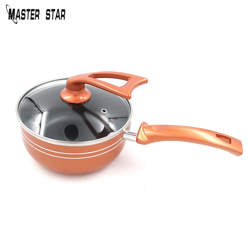 Медная кастрюля для молока Master Star 1 л приготовления пищи тела здорового быстрого