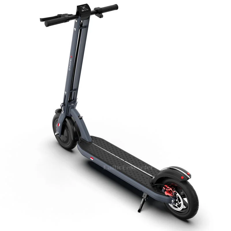 Kick Scooter For Adult Two Wheels Electric Scooters 8.5 Inch 300W Portable Foldable Electric Scooter 36V GrayWhite With APP (3)