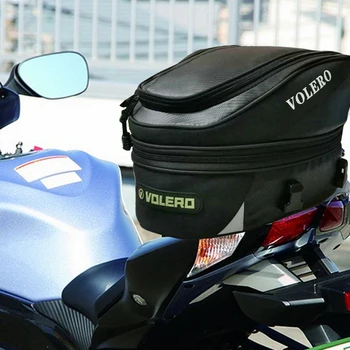 

Motorcycle Tail Bag Carbon Fiber Multifunction Motorcycle Rear Seat Bag High Capacity 11L-13L Motorcycle Rider Backpack
