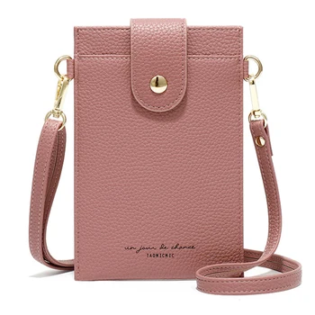 

New 2020 Women Shoulder Bag Korean Style Silm Hasp Flap Bag PU Leather High Quality Cell Phone Bag for Ladies Crossbody Bag