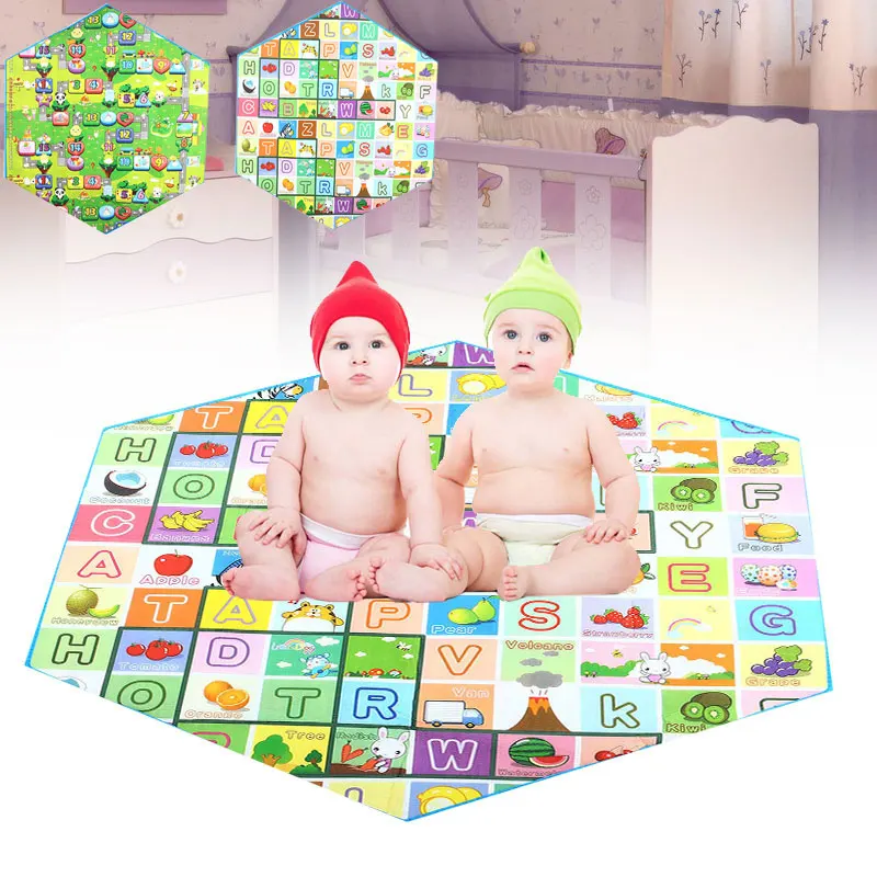 Ephex милый многоцветный коврик для отдыха с шестигранной игрой модный детский нескользящий коврик для детской комнаты прочный безопасный материал для игр